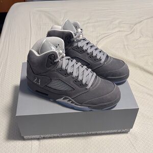 Jorden 5 wolf grey